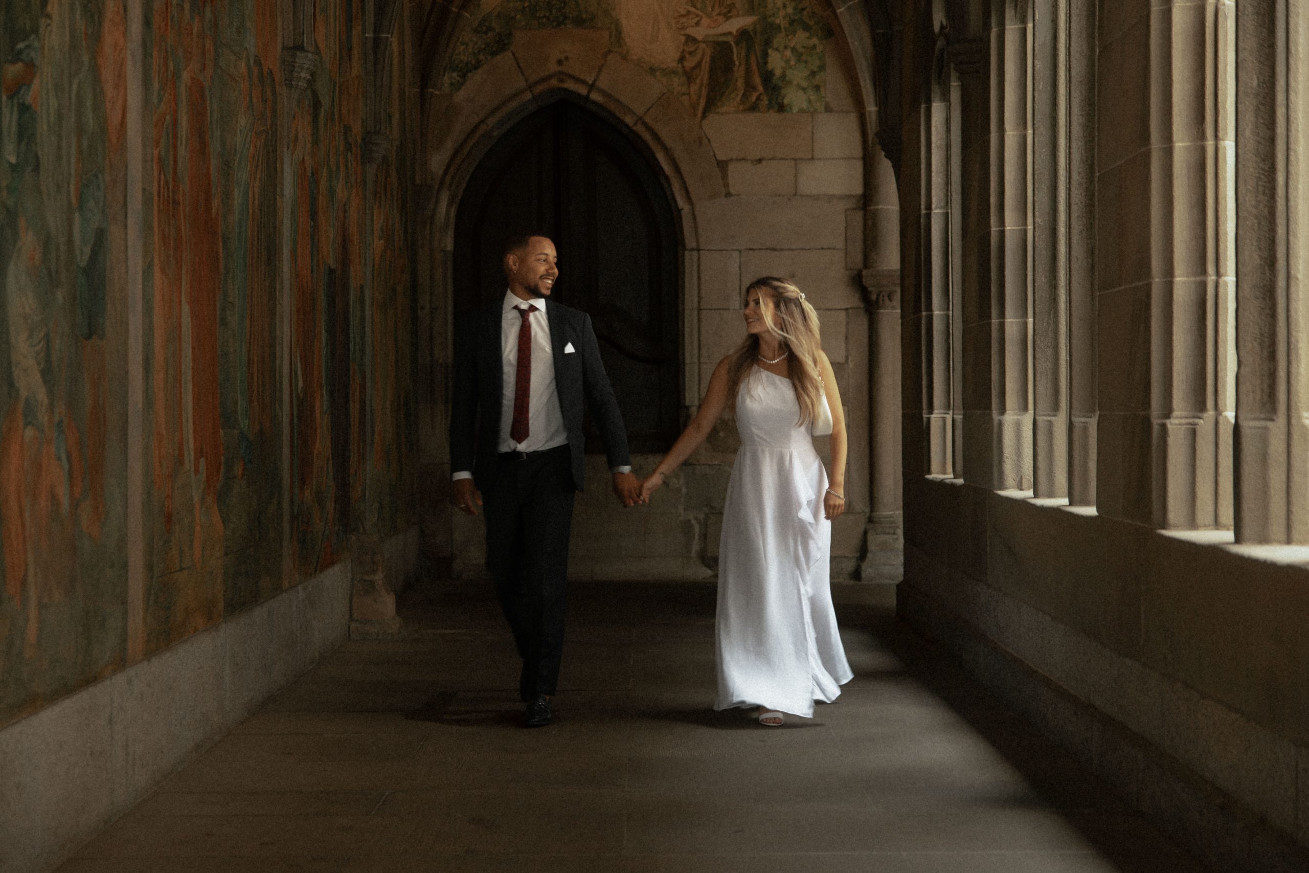 Zivile Hochzeit im Kreuzgang
